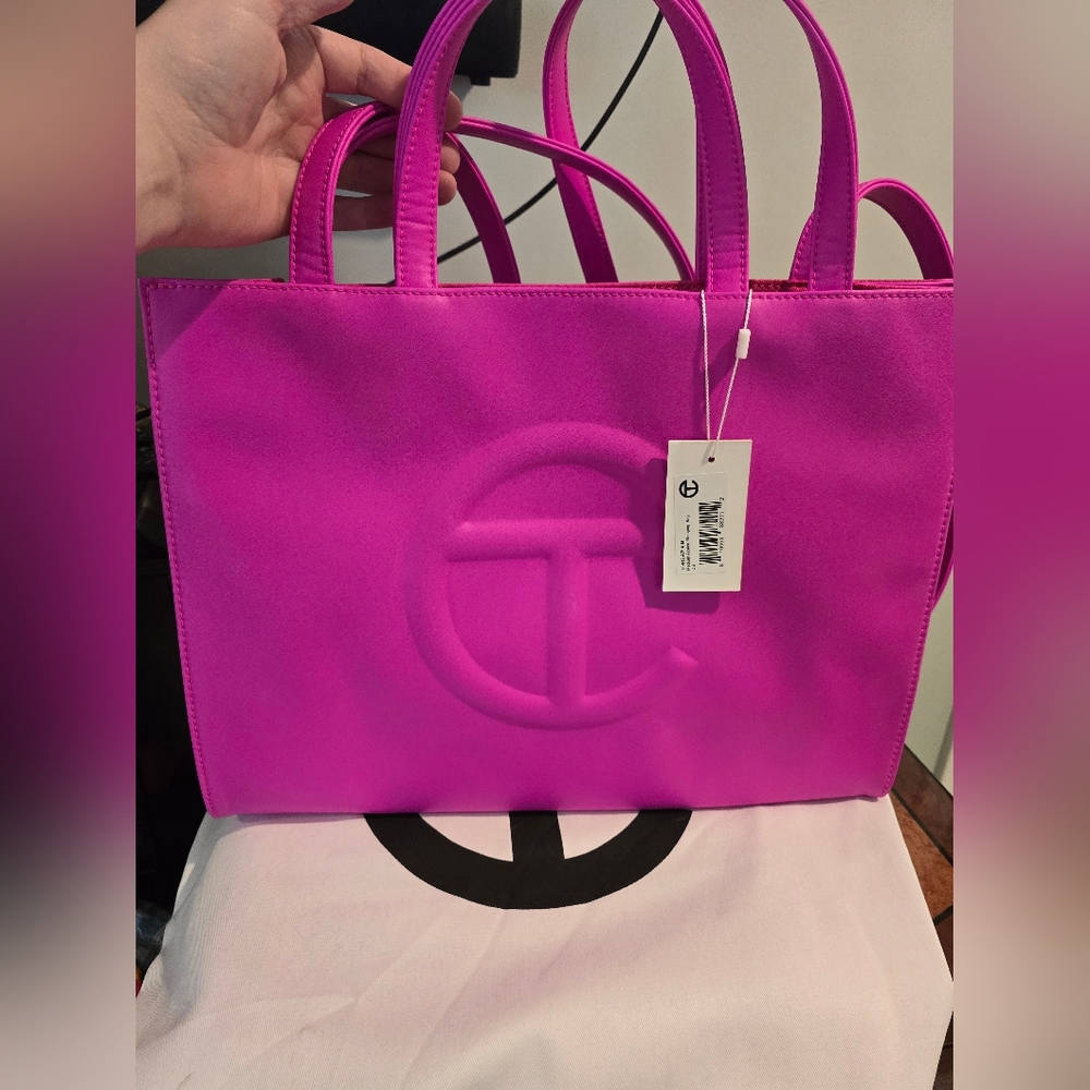 Telfar Medium Pink Tote Bag